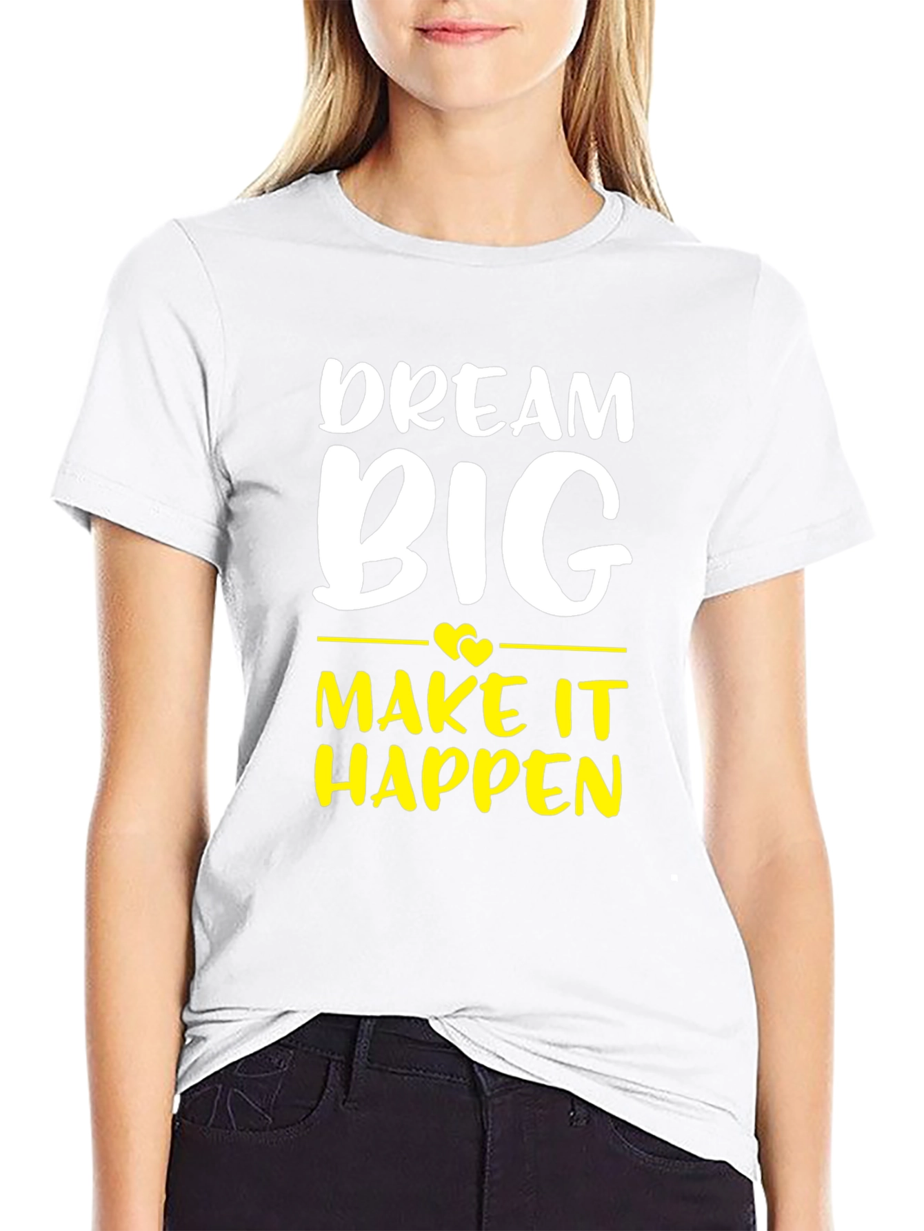 Dream Big Graphic Tee - Inspiring Cotton T-Shirt