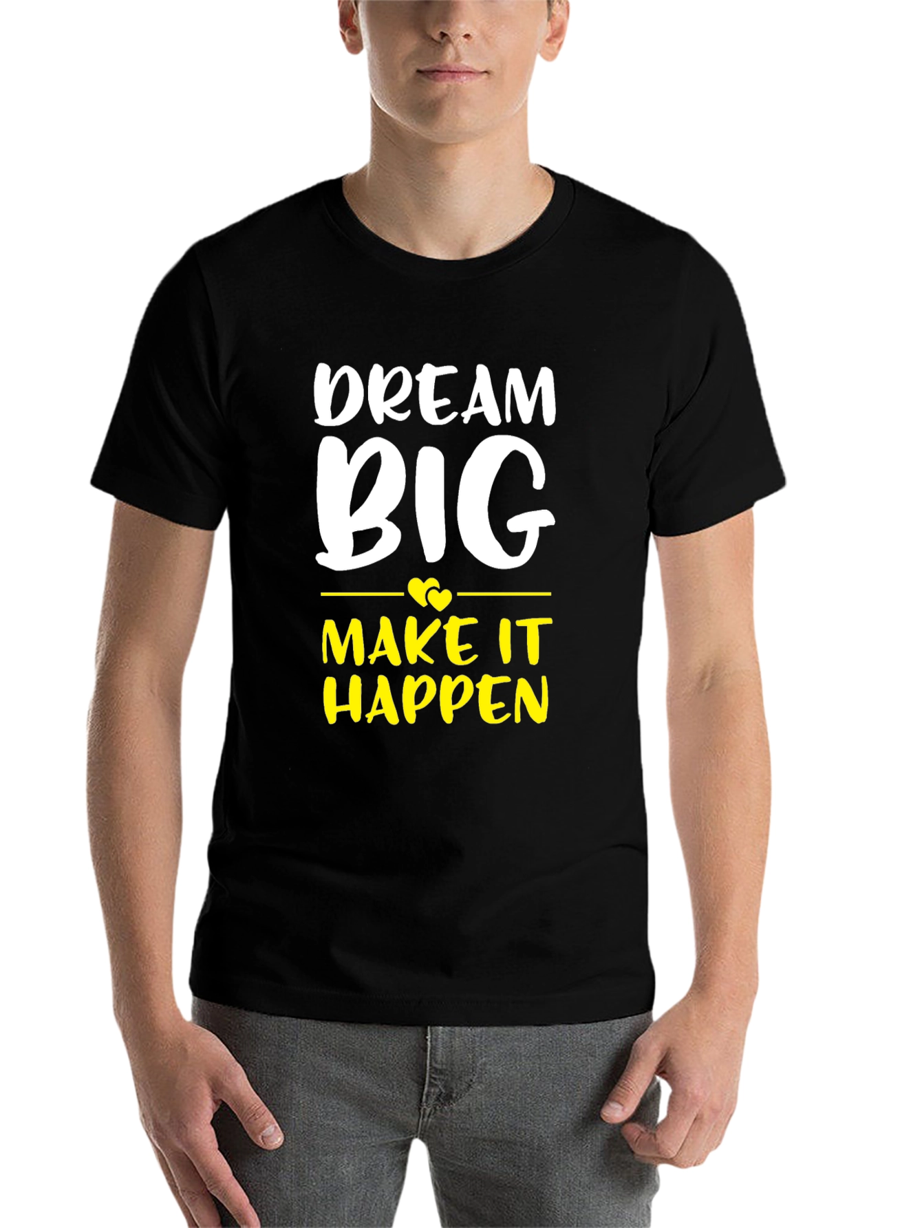 Dream Big Graphic Tee - Inspiring Cotton T-Shirt