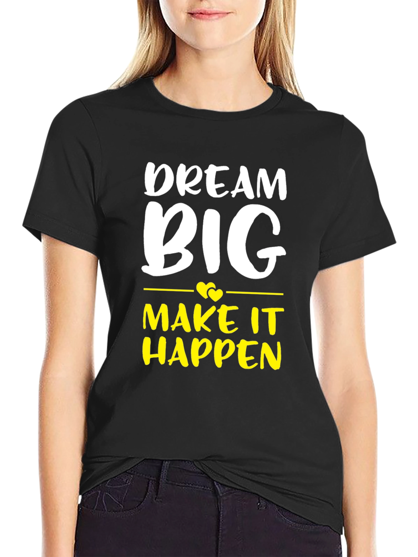Dream Big Graphic Tee - Inspiring Cotton T-Shirt