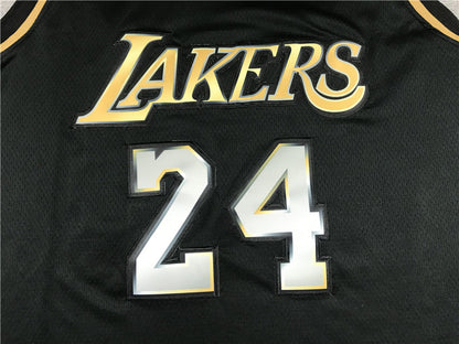 Men's Los Angeles Lakers Kobe Bryant #24 NBA Black Player Jerseys