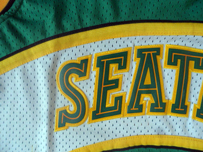 SuperSonics No. 35 Durant Green Retro Fan Edition New Fabric Jersey