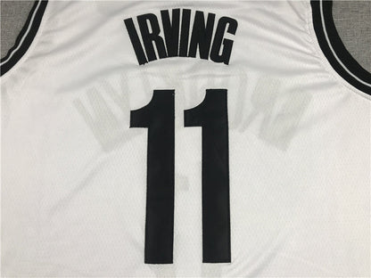 Men's Brooklyn Nets Kyrie Irving White 2019 Fast Break Player Movement Jerseys