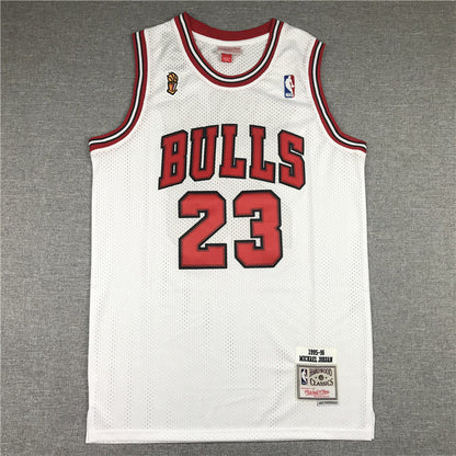 Men's Chicago Bulls Michael Jordan 1995-96 Hardwood Classics Swingman Jerseys