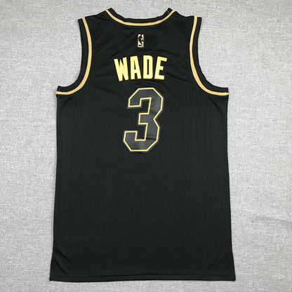 Men's Miami Heat Dwyane Wade #3 NBA Black Swingman Player Jerseys