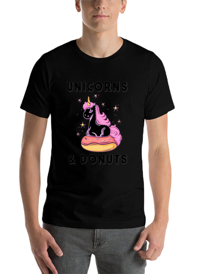 Unicorns & Donuts Graphic T-Shirt