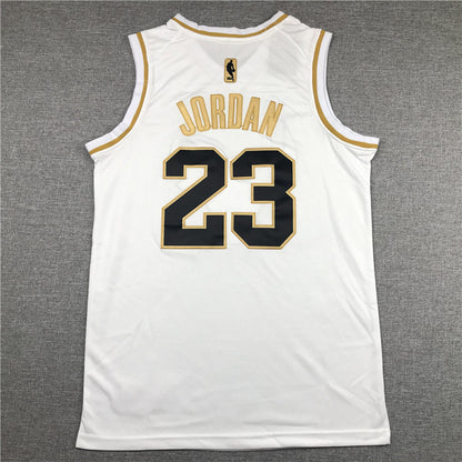 Men's Chicago Bulls Michael Jordan #23 White Classics Swingman Player Jerseys