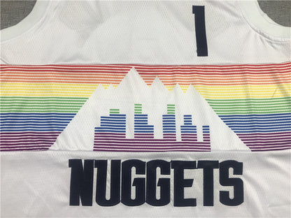 Men's Denver Nuggets Michael Porter Jr. White Swingman Player Jerseys