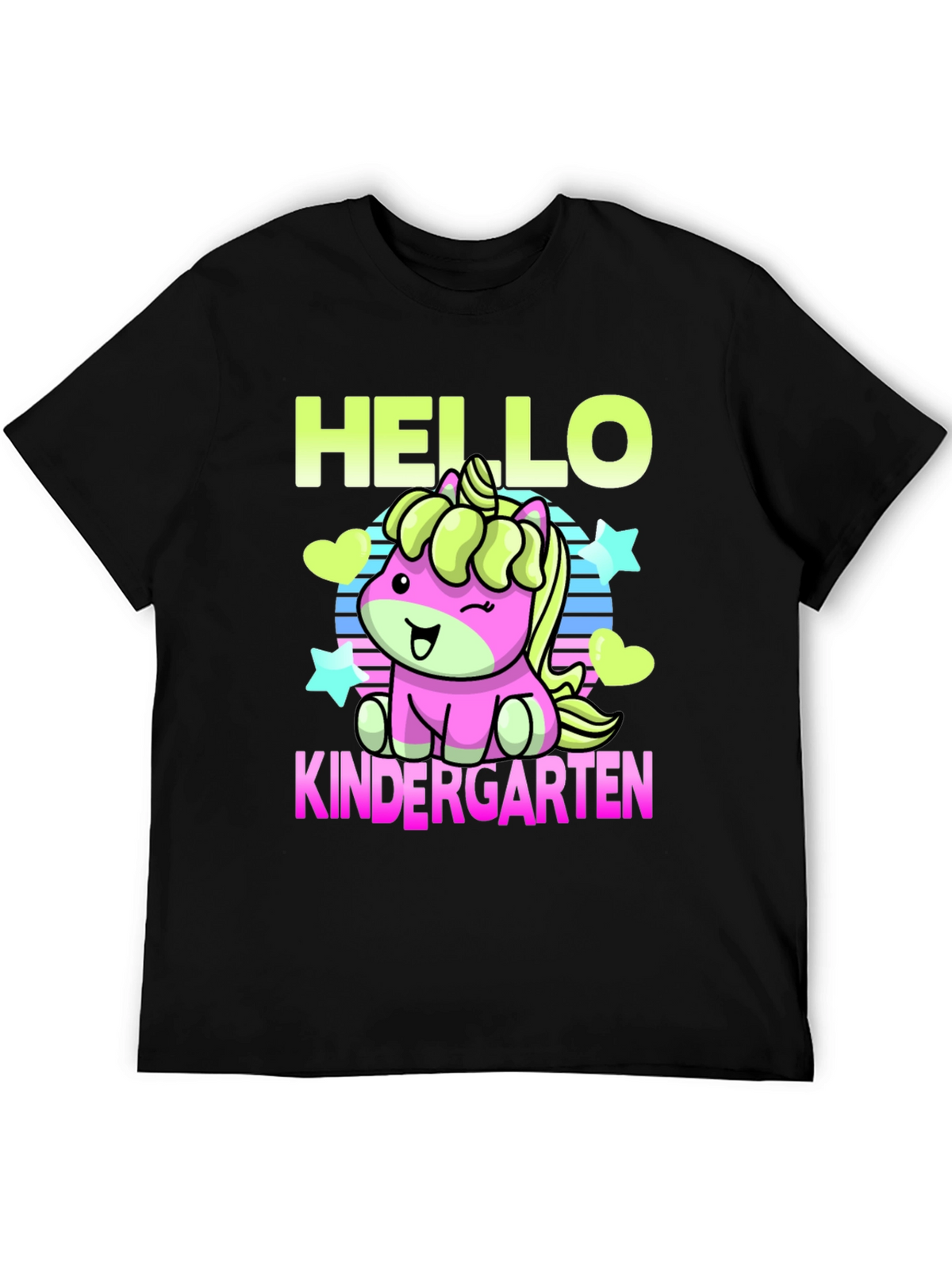 Hello Kindergarten Unicorn T-Shirt