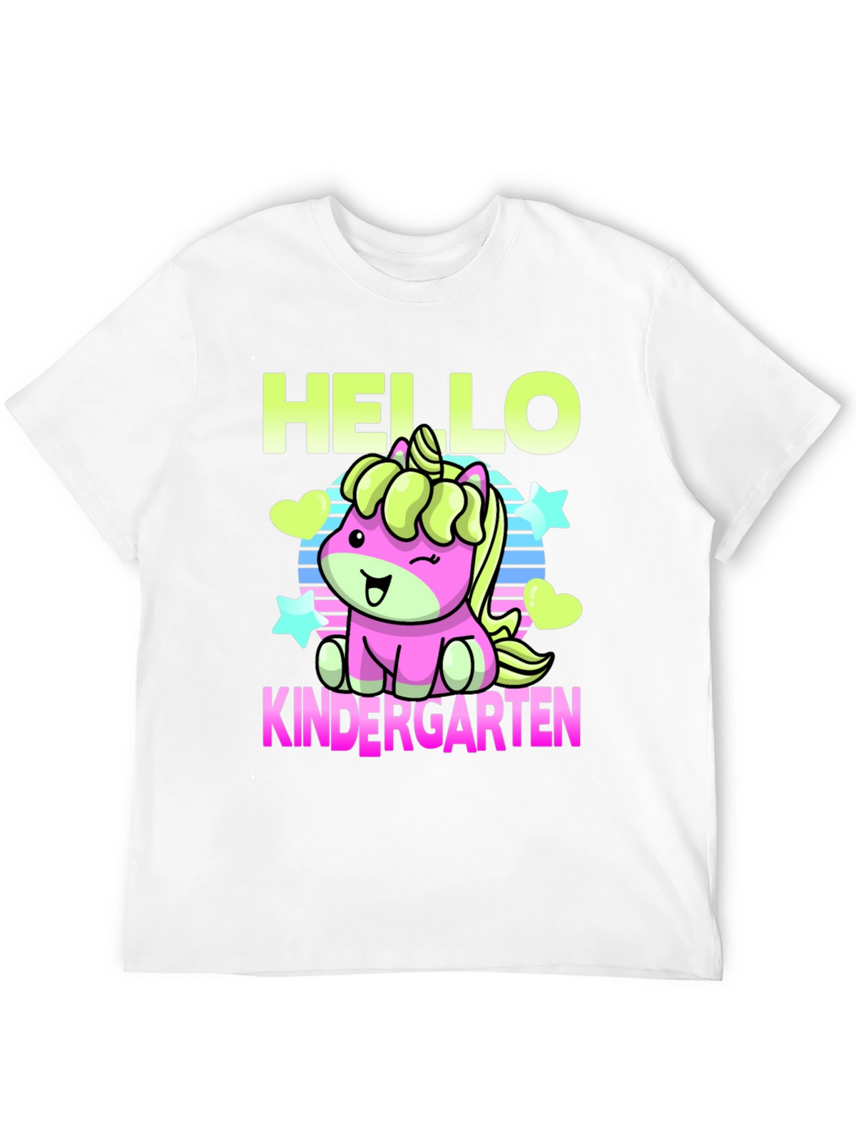 Hello Kindergarten Unicorn T-Shirt
