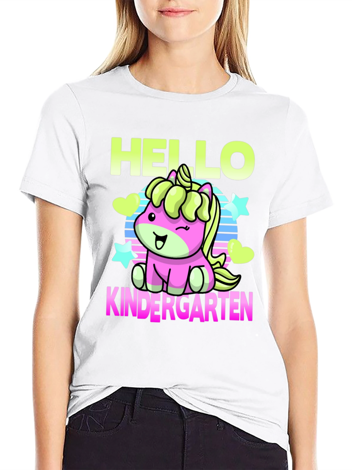 Hello Kindergarten Unicorn T-Shirt