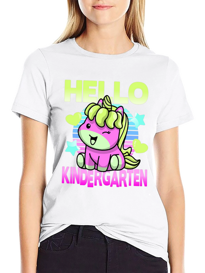 Hello Kindergarten Unicorn T-Shirt