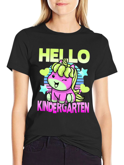 Hello Kindergarten Unicorn T-Shirt