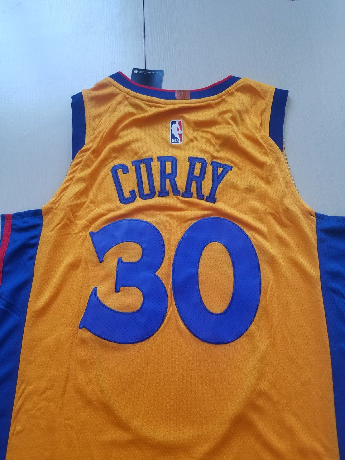Men's Golden State Warriors Stephen Curry Yellow Replica Jerseys - City Edition