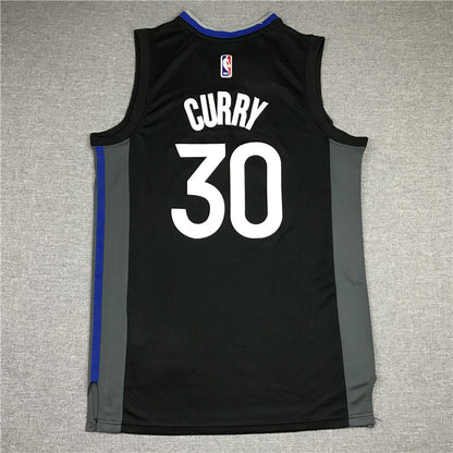 Men's Golden State Warriors Stephen Curry #30 Black Swingman Jerseys