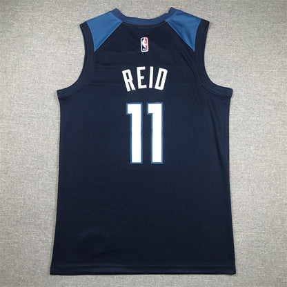 Men's Minnesota Timberwolves Naz Reid #11 Navy Swingman Jerseys - Icon Edition