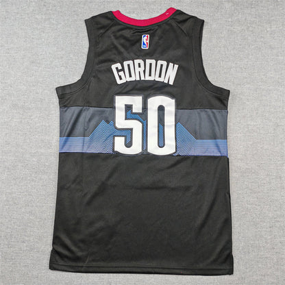 Men's Denver Nuggets Aaron Gordon #50 Black 2023/24 Swingman Jerseys - City Edition