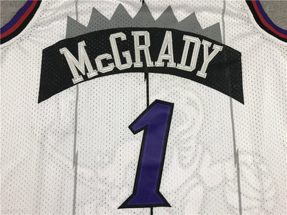 Men's Toronto Raptors Tracy McGrady 1998-99 White Hardwood Classics Swingman Jerseys