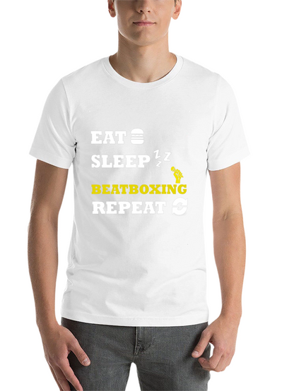 Eat Sleep Beatboxing Repeat Graphic Tee