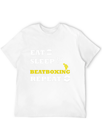 Eat Sleep Beatboxing Repeat Graphic Tee