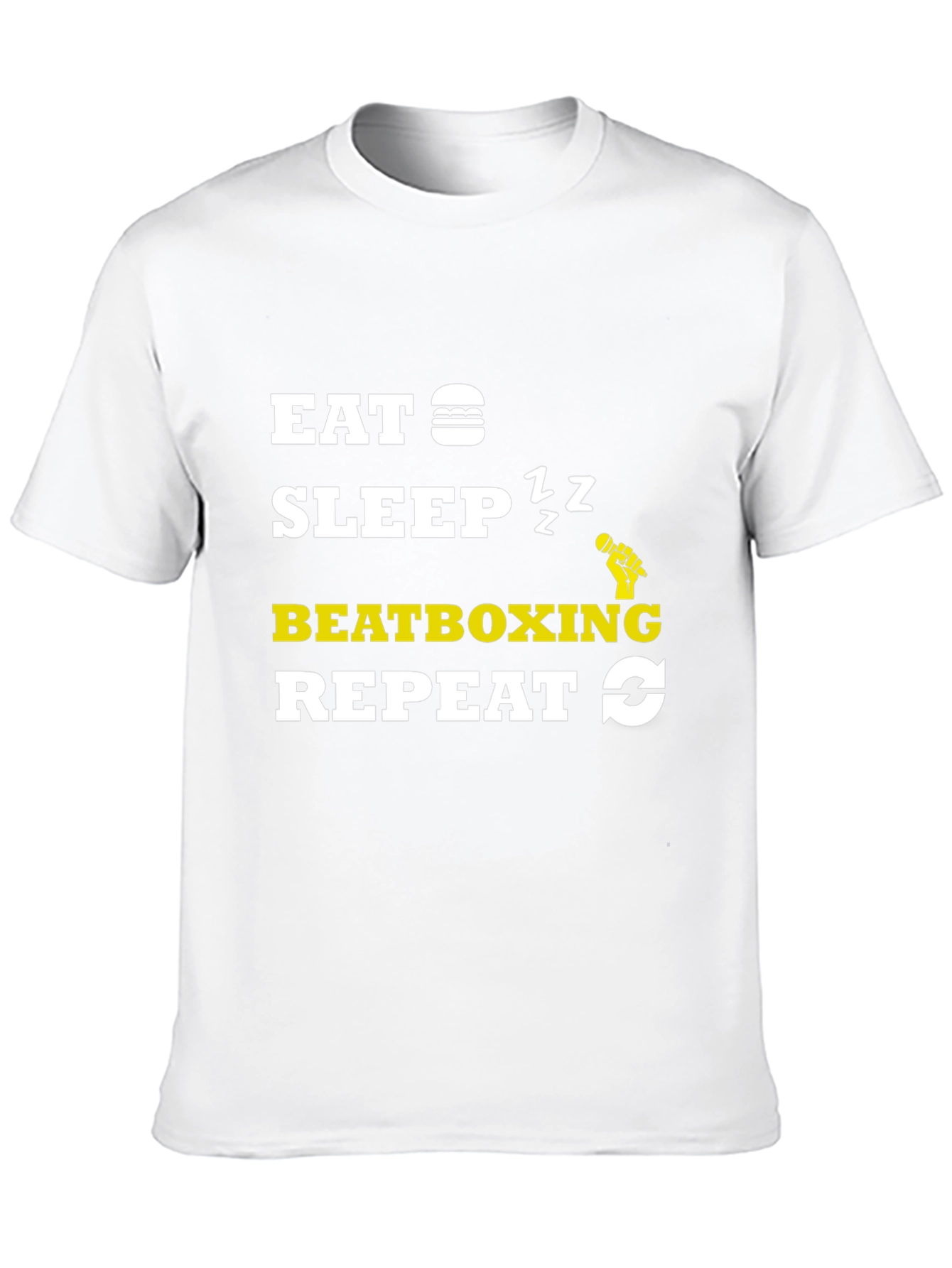 Eat Sleep Beatboxing Repeat Graphic Tee
