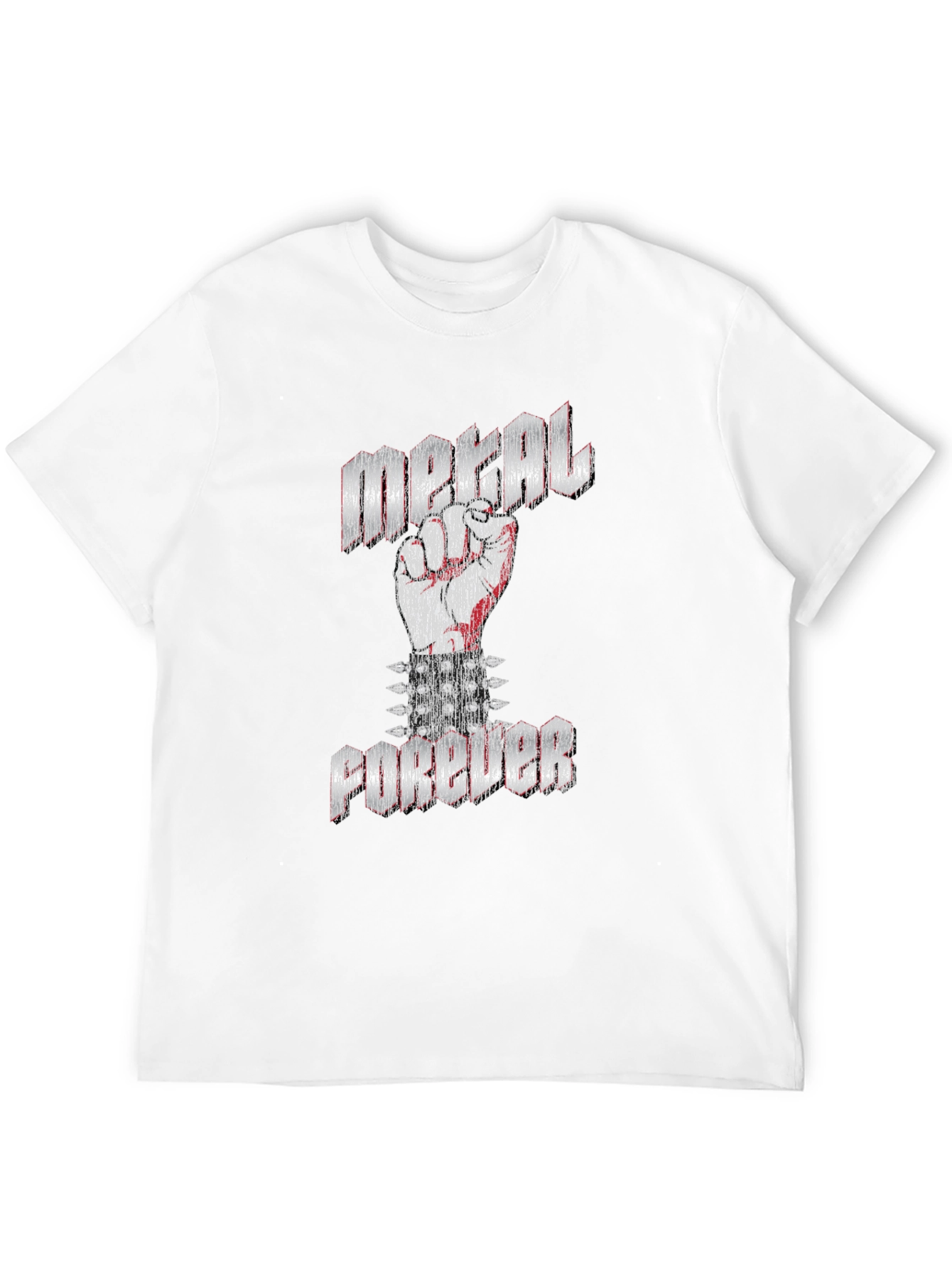 Metal Forever Black Graphic T-Shirt