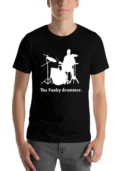 The Funky Drummer Black T-Shirt