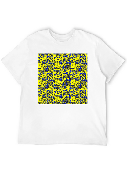 Bold Graffiti Graphic Black T-Shirt for Men