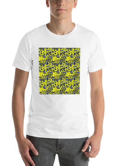 Bold Graffiti Graphic Black T-Shirt for Men