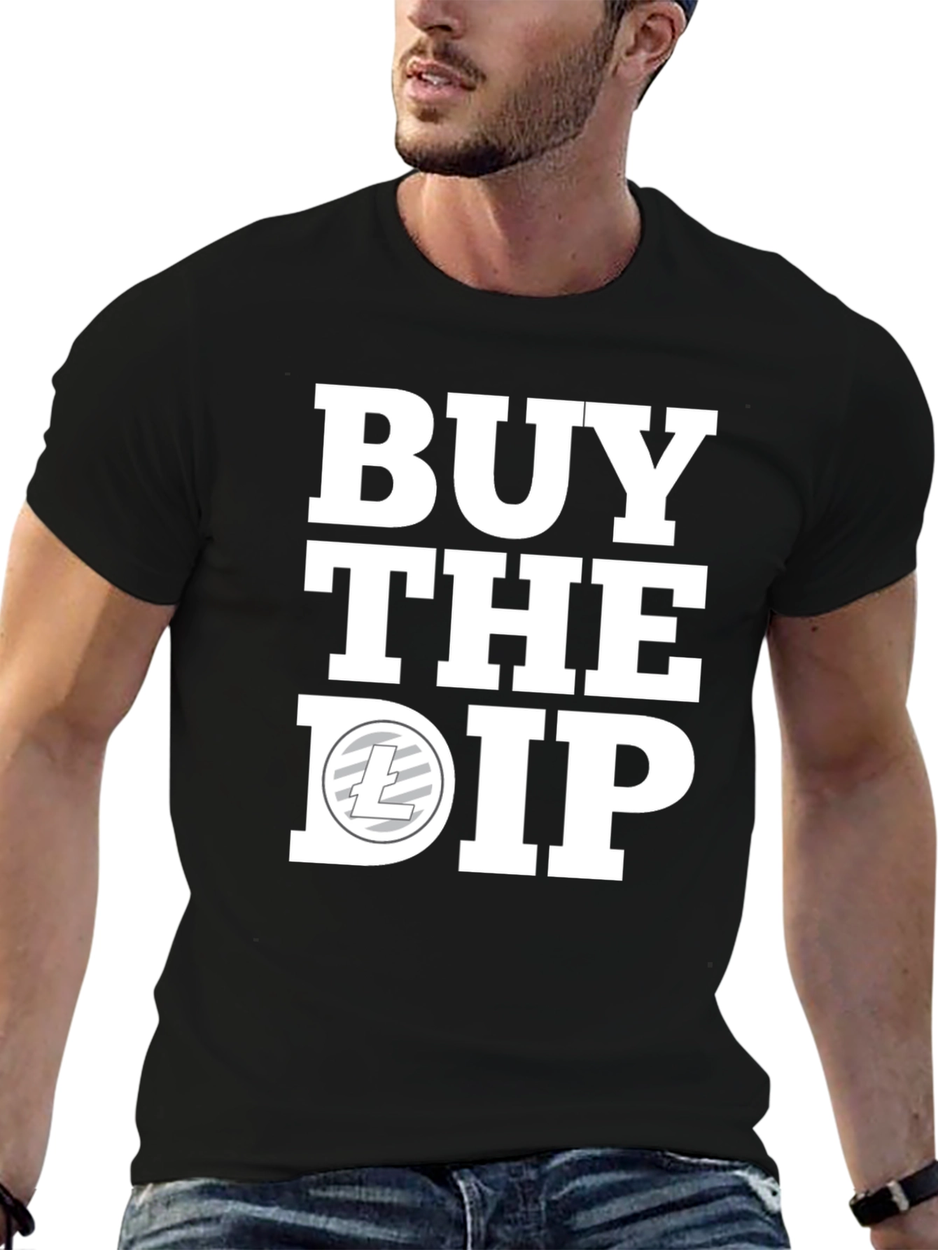 Buy the Dip Crypto T-Shirt - Black