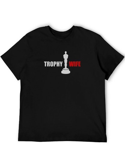 Trophy Wife Graphic Tee - Black Novelty T-Shirt