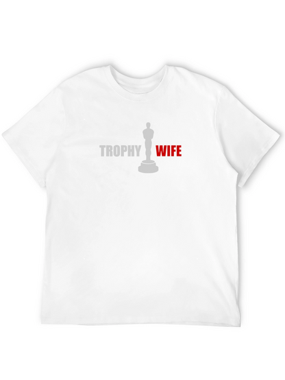 Trophy Wife Graphic Tee - Black Novelty T-Shirt