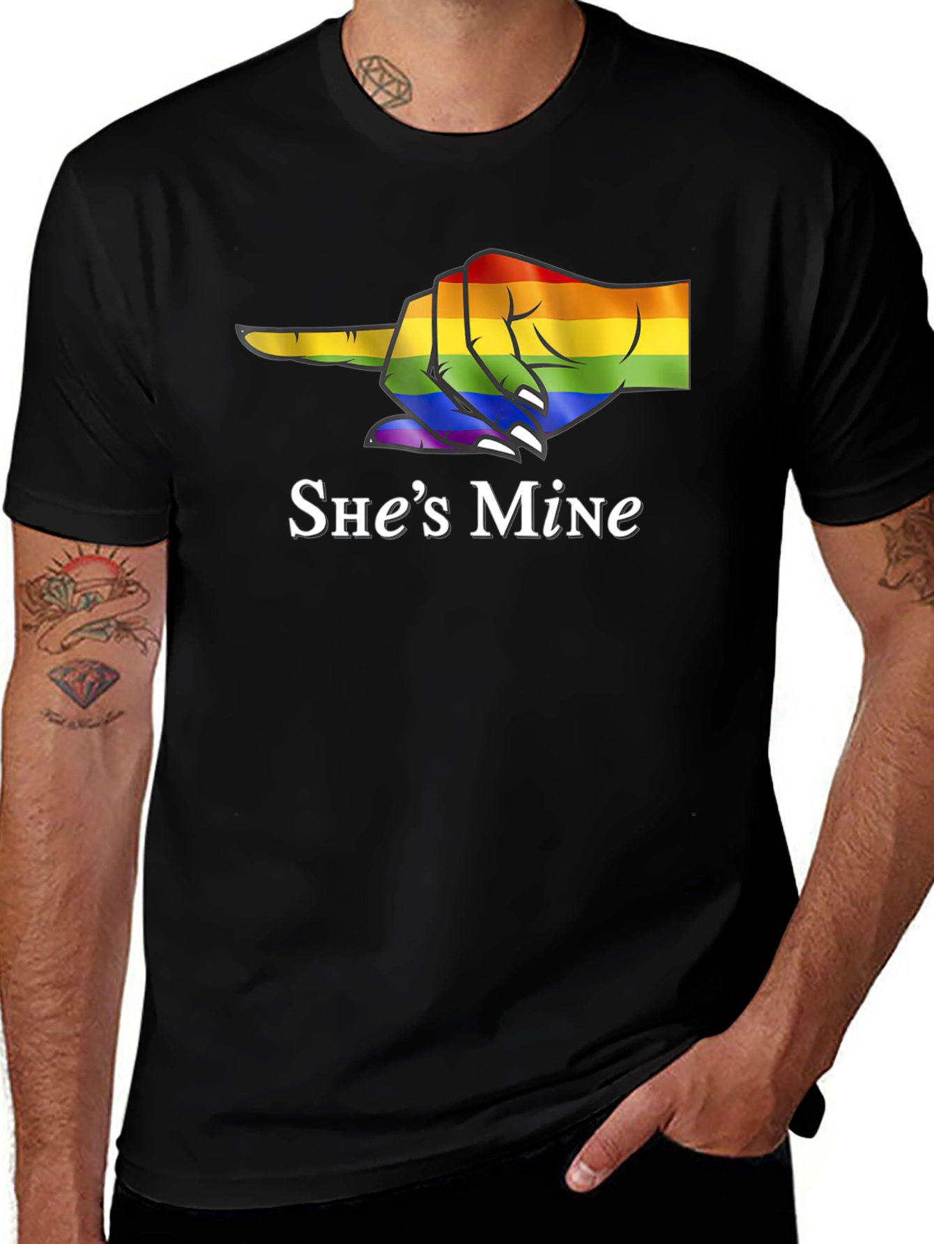 Shes Mine LGBTQ+ Pride T-Shirt