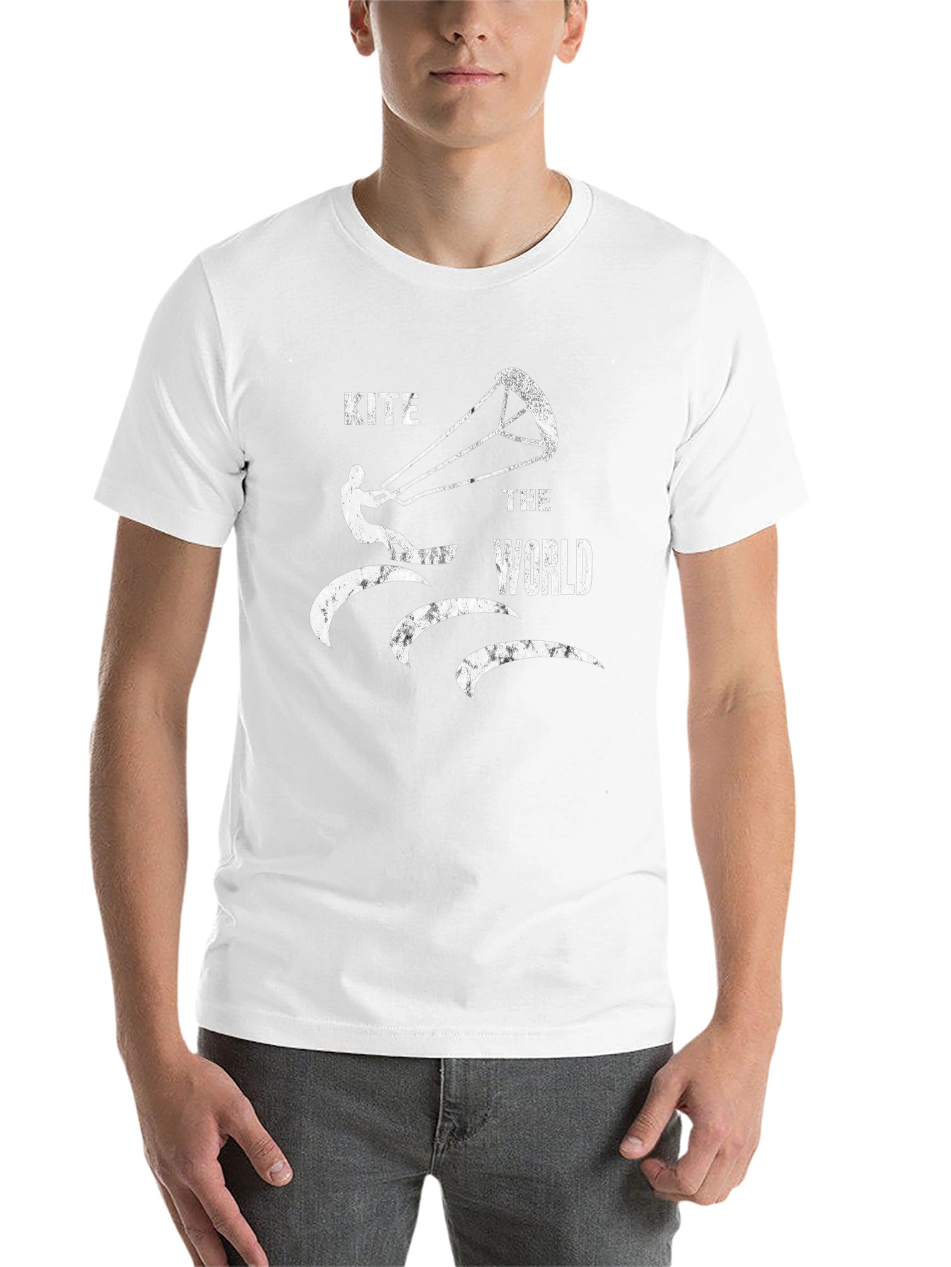 Kite the World T-Shirt - Black Graphic Tee