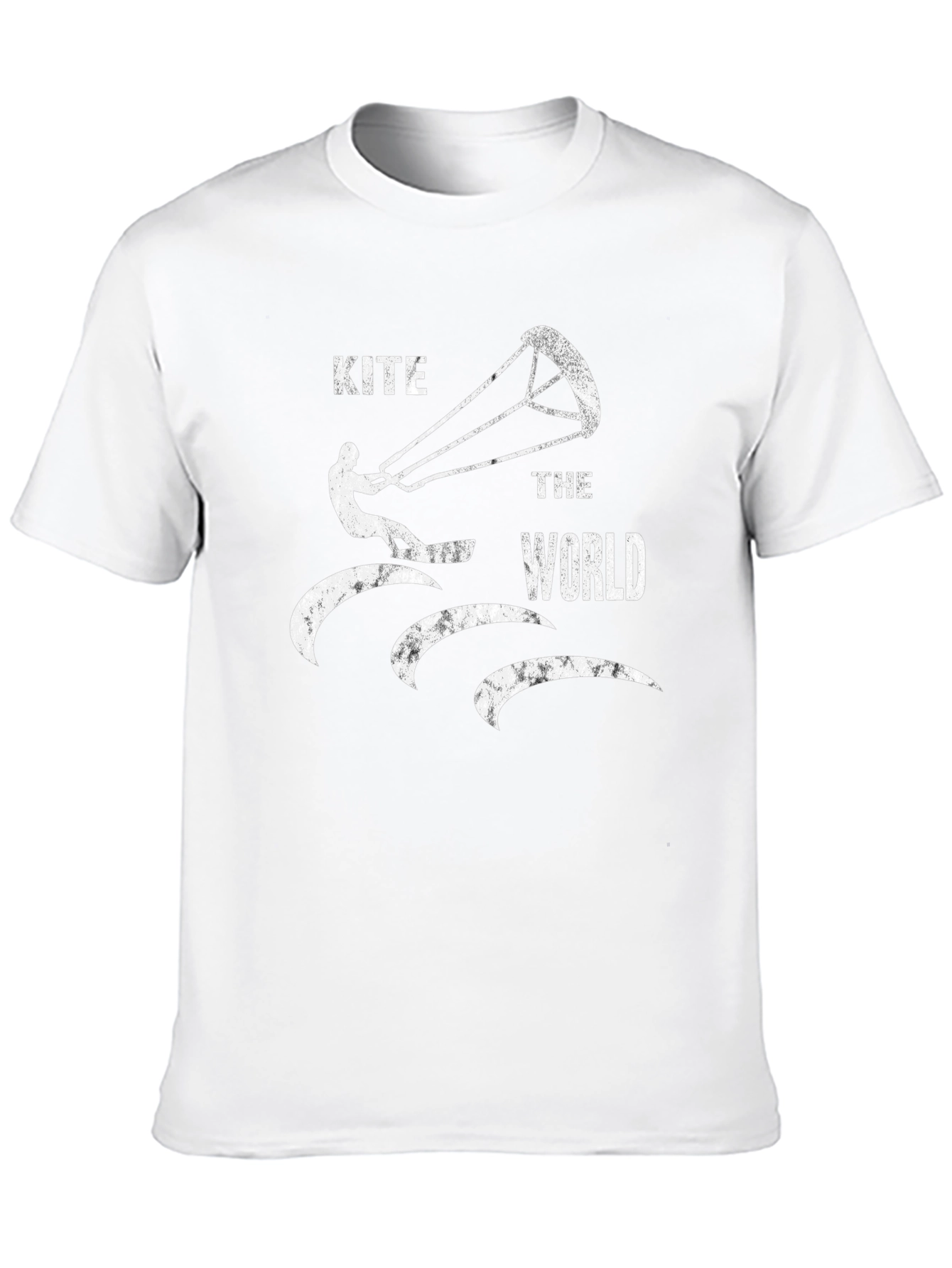 Kite the World T-Shirt - Black Graphic Tee