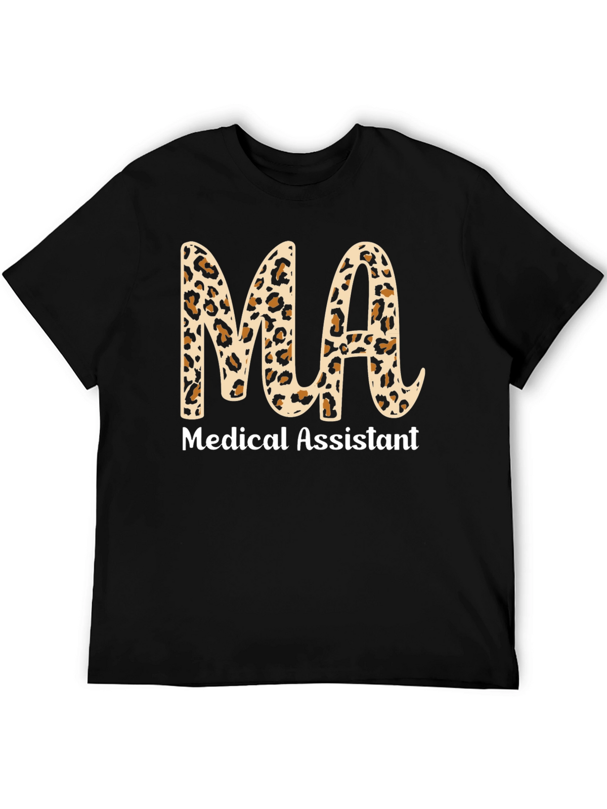 Medical Assistant Leopard Print T-Shirt