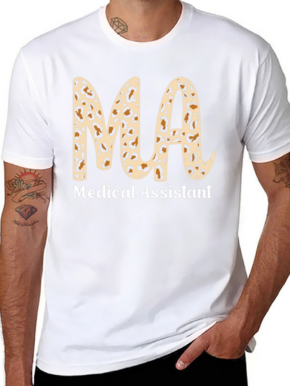 Medical Assistant Leopard Print T-Shirt