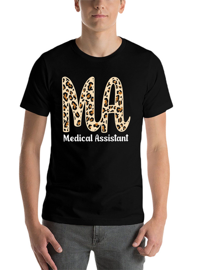 Medical Assistant Leopard Print T-Shirt