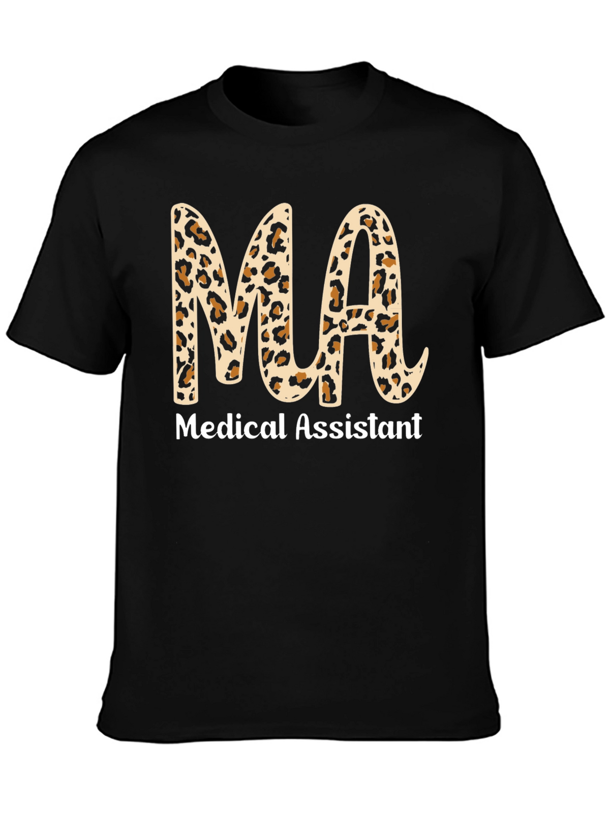 Medical Assistant Leopard Print T-Shirt