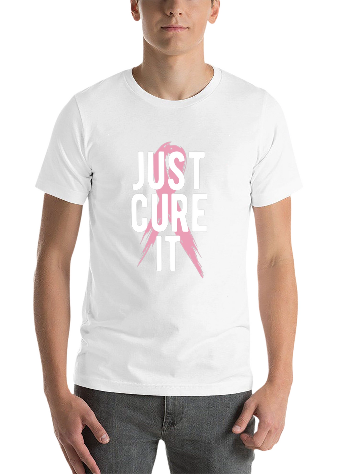 Just Cure It T-Shirt - Breast Cancer Awareness