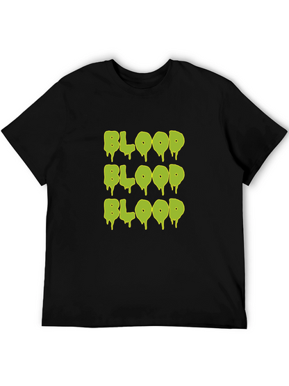 Glow Blood Graphic T-Shirt - Mens Black Tee