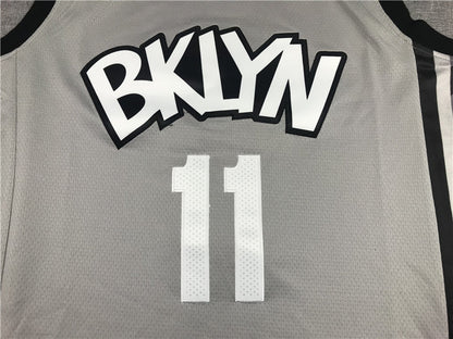 Men's Brooklyn Nets Kyrie Irving Gray 2019 Fast Break Player Movement Jerseys