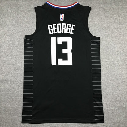 Men's LA Clippers Paul George #13 NBA Black Classics Jerseys