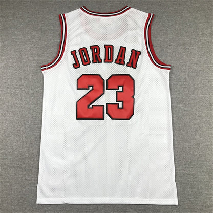 Men's Chicago Bulls Michael Jordan White 1997-98 Hardwood Classics Player Jerseys