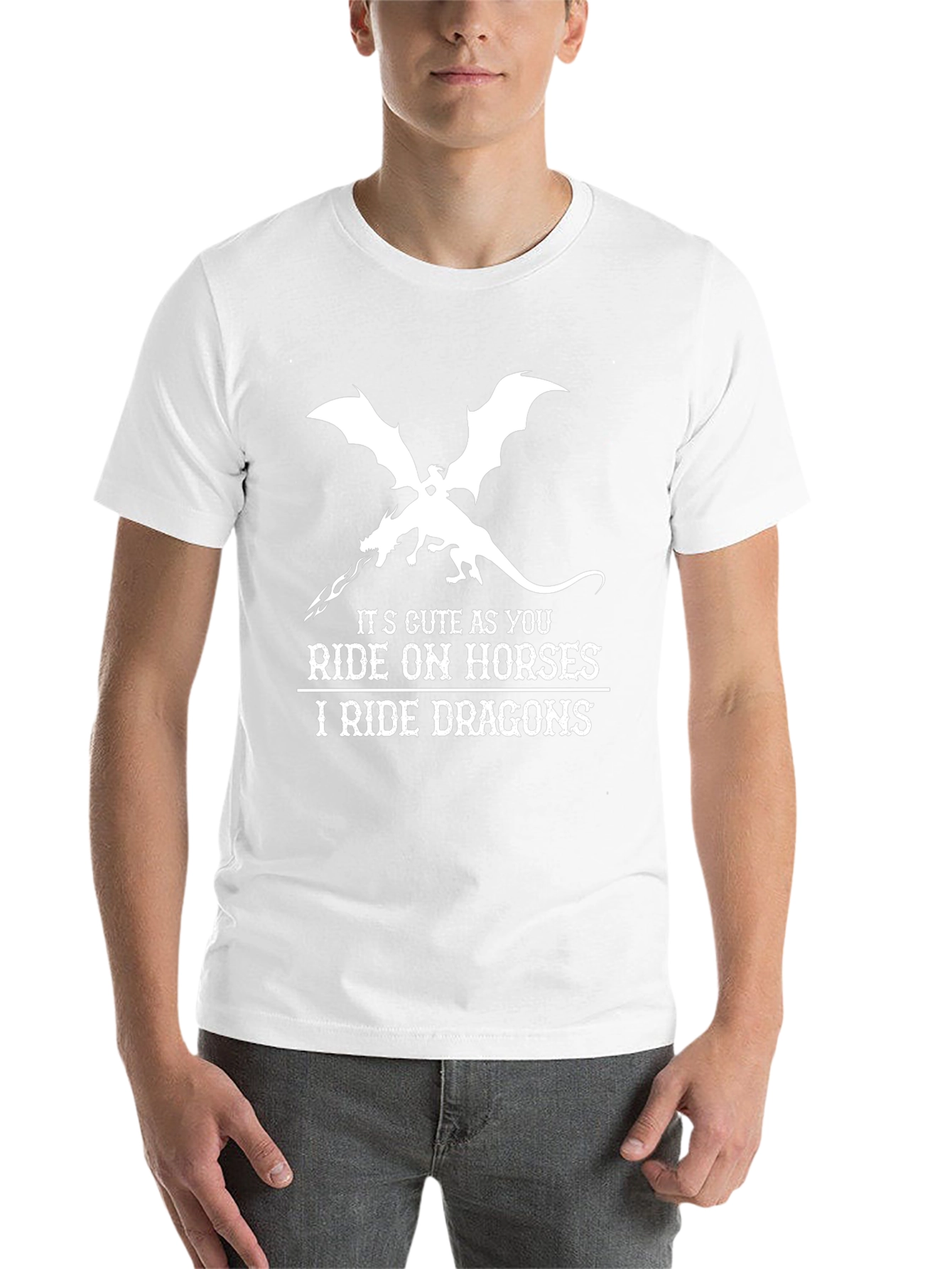 I Ride Dragons T-Shirt - Fantasy Graphic Tee