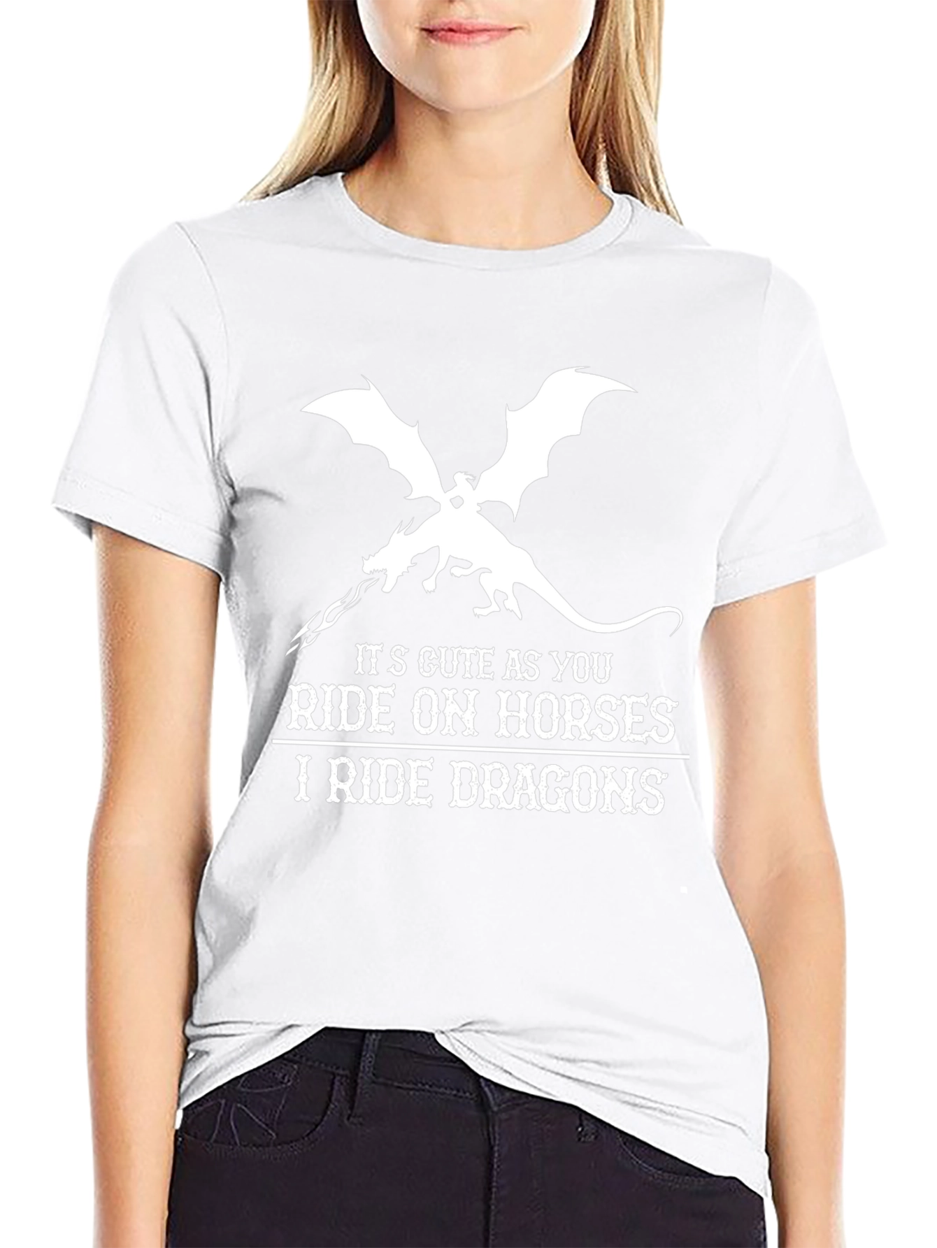 I Ride Dragons T-Shirt - Fantasy Graphic Tee