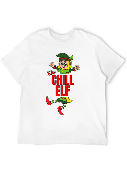 Chill Elf Graphic T-Shirt - Holiday Cheer
