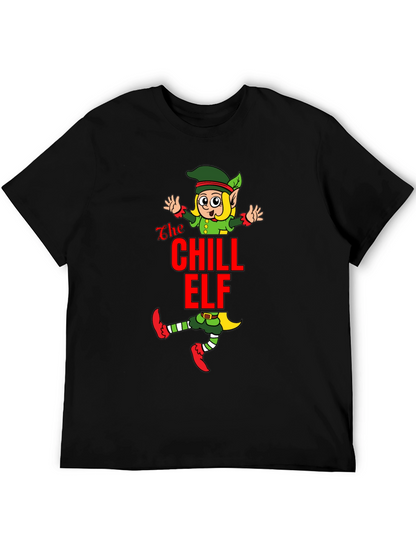 Chill Elf Graphic T-Shirt - Holiday Cheer