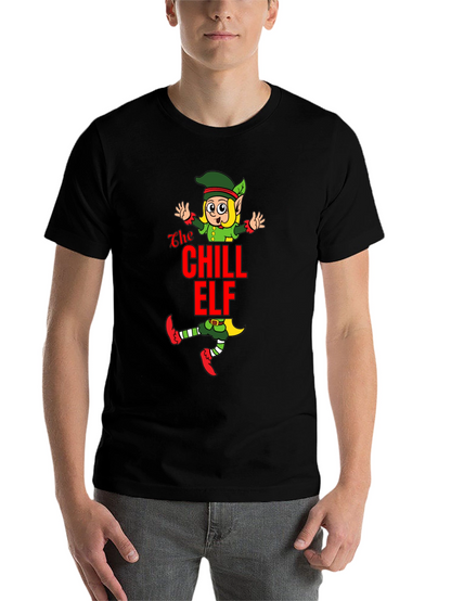 Chill Elf Graphic T-Shirt - Holiday Cheer