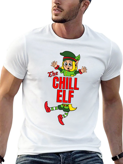 Chill Elf Graphic T-Shirt - Holiday Cheer