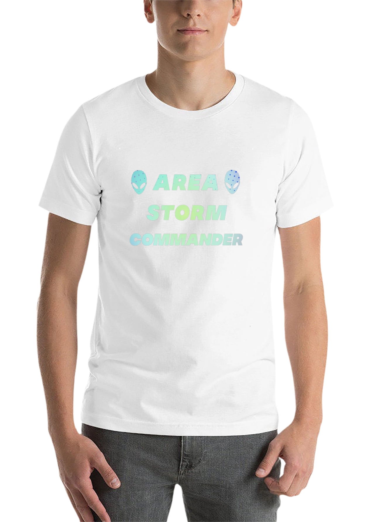 Area Storm Commander T-Shirt Alien Graphic Tee